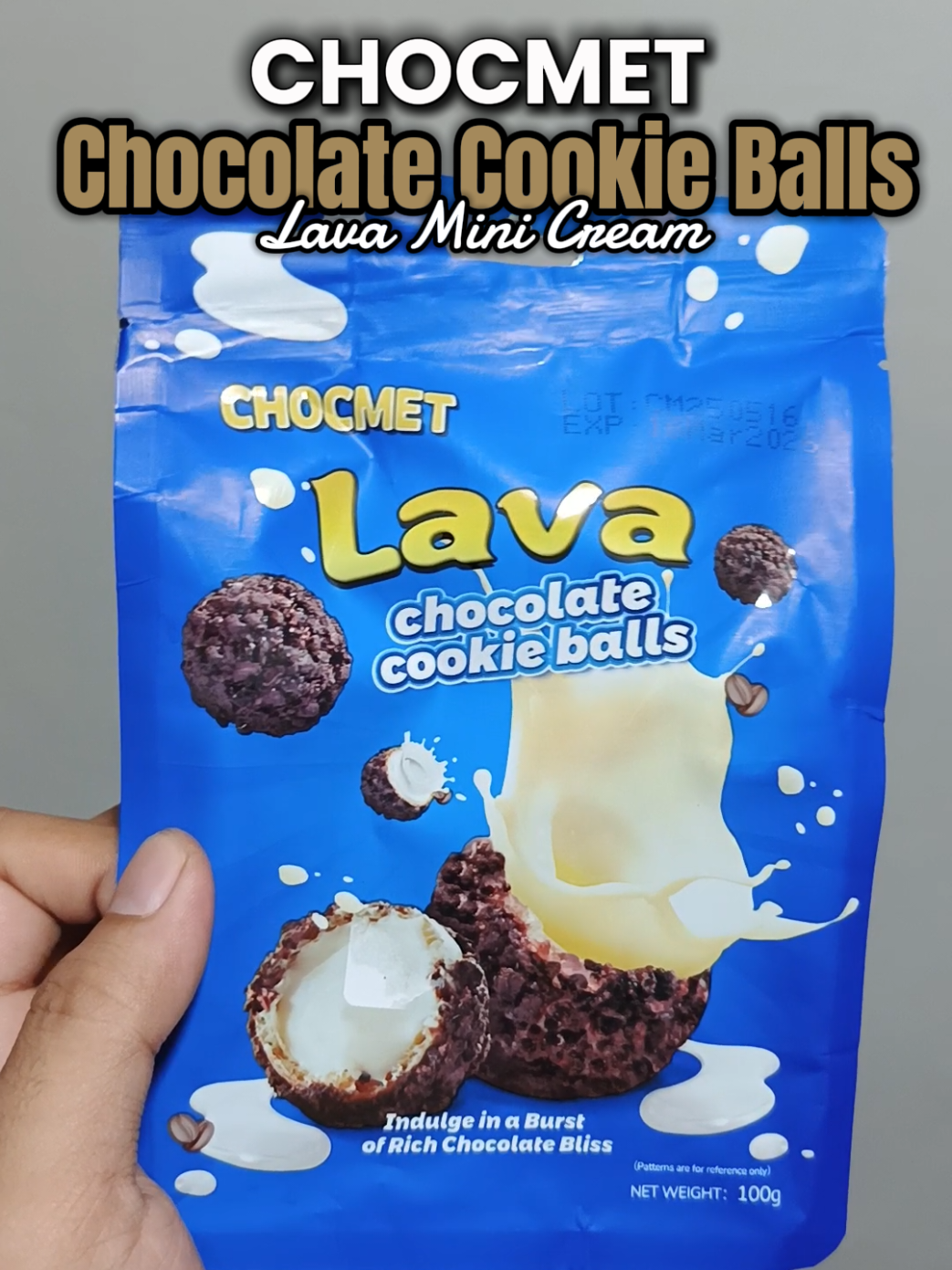 CHOCMET Chocolate Cookie Balls | Lava Mini Cream..  #chocmet #chocolatecookieballs  #lavaminicream #budolfinds #paydaysale 