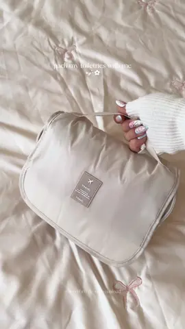 ❌out of town ❌out of the country ✅out of money  #travel #packwithme #toiletrybag #travelhacks #travelbag 