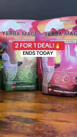 NEW Brainista Yerba Magic Hydration + Energy 20 on-the-go sticks. #Tiktokshopcreatorpicks #brainista #yerbamagic #yerbamagichydration #yerbamate 