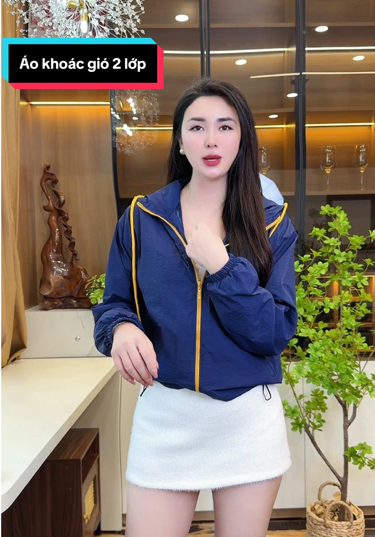 Áo khoác gió 2 lớp sịn xò #thudongxudaily #review #aokhoacgio #aokhoacgio2lop #aokhoacnu 