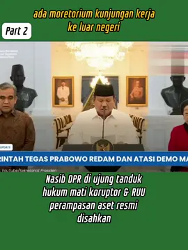 Nasib DPR Diujung Tanduk,, Hukum Mati Koruptor Dan RRU Perampasan Aset Resmi Disahkan... #prabowosubianto #dprri #beritaviral #fyp 