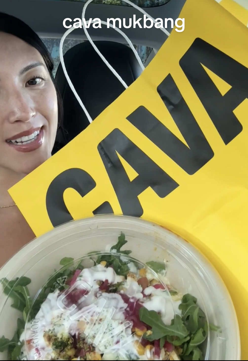 Trying CAVA’s Chicken Shawarma Pita & Garlicky Chicken Shawarma Bowl 🔥 #CAVAPartner #CAVA #mukbang #mukbangeatingshow #eatingshow 