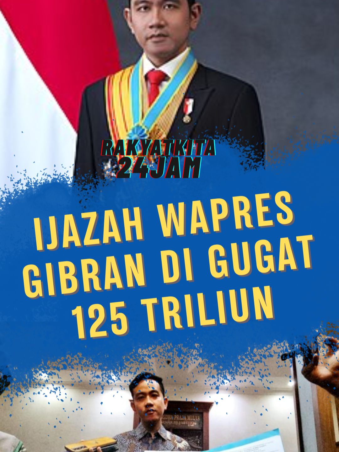 Wapres Gibran digugat ke PN Jakpus !! Subhan menggugat wapres gibran soal ijazah SMA luar negeri yang dinilai tak sah jadi syarat cawapres. Subhan minta Gibran dinyatakan tidak sah sebagai Wapres & ganti rugi Rp125 triliun Bagaimana Pendapatmu ?? #gibran #prabowo #dpr #masukberanda #fyp