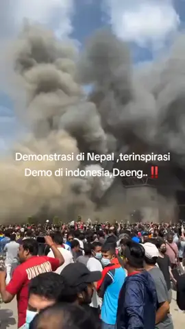 Demonstrasi di Nepal ,terinspirasi dari demo di indonesia,Daeng...,❕ #nepal 