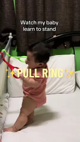 Nakahelp tong pull ring na to sa journey nya to stand. As early as 6 months inaabot na nya ito to stand. #playpenpendant #playpenpullring #pullringforplaypen #pullringforbaby #PetsofDyson 