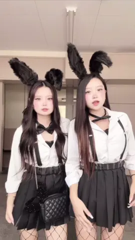 文化祭1日目はbunny girl✨🖤#fyp #07 #おすすめ 
