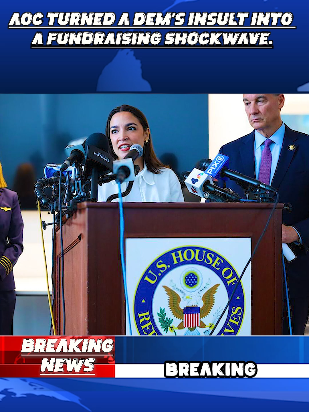 BREAKING NEWS: AOC Turned a Dem’s Insult Into a Fundraising Shockwave. #new #breakingnews #news #newstiktok #newtiktok #usa #us #tiktok #fyp