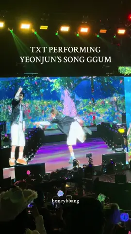 OT5 SINGING GGUM ARE WE KIDDING  #TXT #tomorrow_x_together #YEONJUN #GGUM #txtinsanjose 