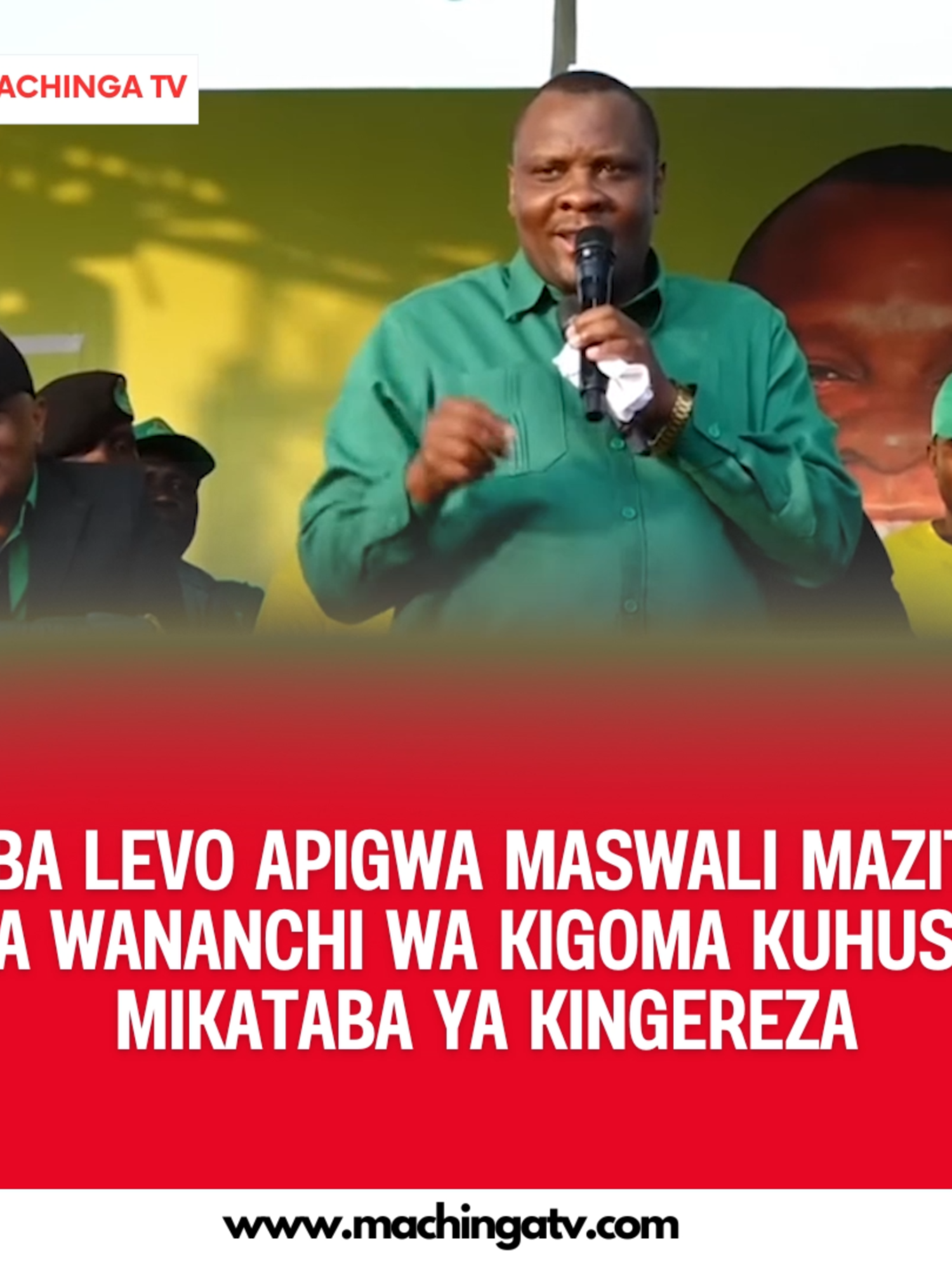 Mgombea ubunge wa Jimbo la Kigoma Mjini kupitia Chama Cha Mapinduzi (CCM), Clayton Chipando (Baba Levo) , ameonyesha upekee katika siasa baada ya kuwapa wananchi nafasi ya kumuuliza maswali moja kwa moja wakati wa mkutano wake wa kampeni. Katika mkutano huo uliohudhuriwa na mamia ya wakazi wa Kigoma Mjini, Baba Levo aliwataka wananchi wasisite kuuliza maswali yoyote bila kujali ukubwa au uzito wake. Hatua hiyo ilileta msisimko mkubwa ambapo wananchi walitumia nafasi hiyo kumuuliza maswali magumu kuhusu ajenda zake, maendeleo ya vijana, huduma za jamii, pamoja na namna atakavyoshirikiana na wananchi iwapo atachaguliwa. Akiwa jukwaani, Baba Levo alijibu hoja zote kwa uwazi, akisisitiza dhamira yake ya kusimama bega kwa bega na wananchi katika kutatua changamoto zinazowakabili. “Nipo tayari kuwasikiliza, changamoto zenu ndizo dira yangu ya kufanya kazi,” alisema huku akishangiliwa na wafuasi wake. Wananchi waliohudhuria walieleza kufurahishwa na ujasiri wa mgombea huyo wa CCM kuruhusu maswali ya moja kwa moja, wakisema ni ishara ya mwanasiasa anayetaka uwazi na mshirikiano wa kweli na wapiga kura wake.