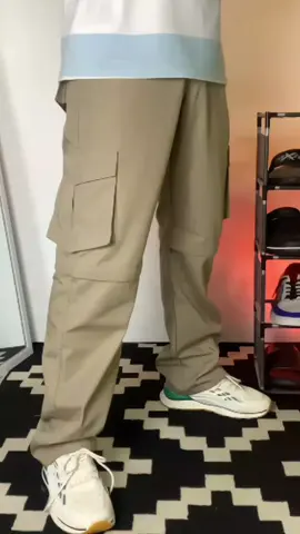 Celana cargo yang bisa dipendekkan atau dipanjangkan yang cocok dipakai kapan aja #celanacargo #celanakekinian #stylekekinian #cargopants #cargokekinian 