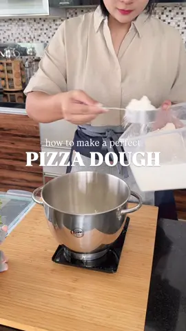 Perjalanan Pizza 9hour ⏱️ Dough Pizza Step and Recipe🍕 Ingredients: 500 gr high protein flour  350 ml water (70%💧) 1/3 tsp instant yeast 14 gr salt Olive oil Step: •mix air dan ragi hingga rata dan masukan ke tepung •mixer dengan medium speed selama 50-60minutes tergantung mixer masing” •keluarkan dari mixer dan coil fold 2x dengan jeda 30 menit •lumuri dengan olive oil dan bagi menjadi 3 atau 4 dough simpan diwadah tertutup dan cold rest dikulkas min 9 jam •jika ingin hasil yang lebih bagus bisa disimpan 24-48jam ✨ •sebelum dipanggang rest 1 jam setelah keluar dari kulkas #dough #pizza #doughpizza #pizzarecipe #italia #easytomake #idecemilan 