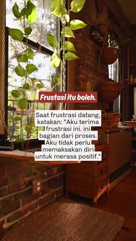 Frustrasi, marah, kecewa, sedih, semuanya valid. Nggak perlu ditutupi atau dipaksakan positif.   Yang penting, jangan diam di situ. Terima, lalu proses dengan sehat:   ▫️Marah? Tarik napas, ucapkan apa yang perlu diungkapkan.   ▫️Kecewa? Akui, lalu lihat apa yang bisa diubah.   ▫️ Lelah? Istirahat, bukan menghindar.   ⭐ Emosi negatif adalah sinyal, bukan musuh.  #fypp #fr #xyzabc #relatable #creatorsearchinsights #selfcompassion #afirmasipositif  #selfawareness #emotionalbypassing 