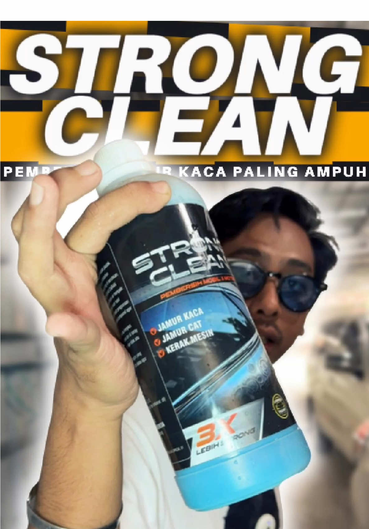 Strong Clean pembersih jamur kaca paling ampuh bisa untuk kerak mesin, jamur pada cat mobil.  #pembersihjamurkacamobil  #pembersihjamurkaca  #pembersihjamurkacabodymobil 