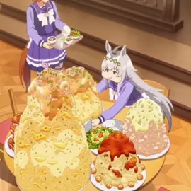 We need a 3D video of Oguri eating like that 💔🥀#umamusumeprettyderby #umamusume #fyp #oguricap 