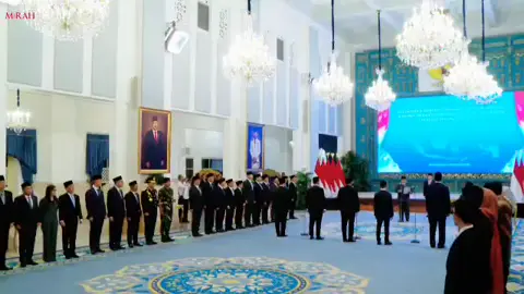 Ucapan Sumpah para menteri dan wamen baru, semoga amanah 🤲🏻 #prabowosubianto #president #indonesia🇮🇩 #fyp #merahputih 