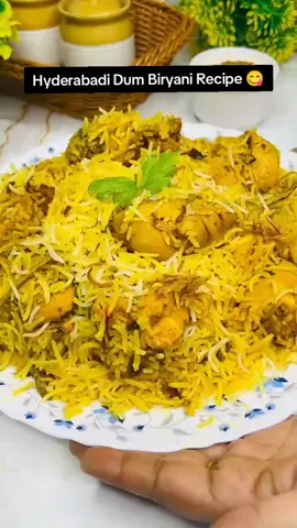 Hyderabadi Dum Biryani Recipe 😋 | Biryani Recipe 😋 #biryanirecipe #biryani #hyderabadibiryani #biryanilover #chickenbiryanirecipe 