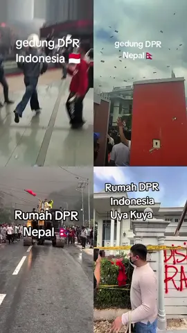 dua negara yang sama saat #demonstration #indonesia🇮🇩 #nepal #dpr #CapCut 