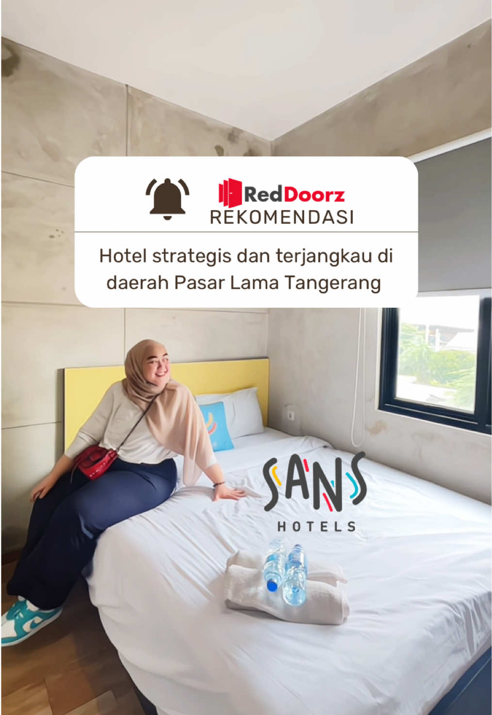 Ini dia rekomendasi hotel di daerah Tangerang, tepatnya Pasar Lama Tangerang.  Namanya SANS Hotel Pasar Lama, harganya dijamin terjangkau apalagi kalau kamu masukin kode vouchernya!  Dan bookingnya via aplikasi RedDoorz ya, jangan lupa download dulu dan booking deh!  #bukasemuapintu #reddoorz #BerkeSANS #sanshotel #pasarlamatangerang 