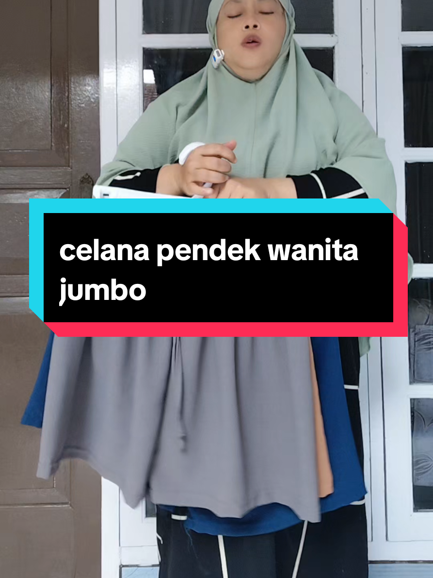 rekomendasi celana pendek wanita jumbo#celana #celanapendek #celanamurah 