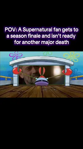 I was on the edge of my seat every time #supernatural #spongebobmeme #seasonfinale #carryonwaywardson #Show 