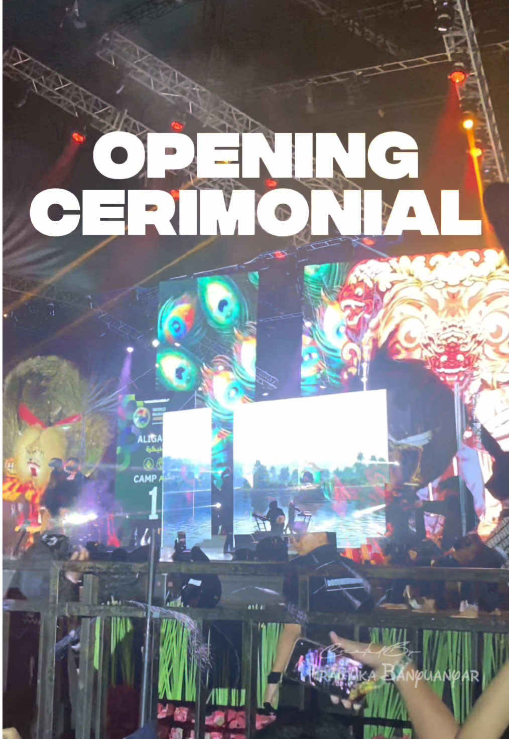 Malam Opening Cerimonial WORLD OF MUSLIM SCOUT JAMBOREE 2025  Bersama Alfi Reff dan Mahasada Band #fyp #capcut #trending #wmsj #jambore 