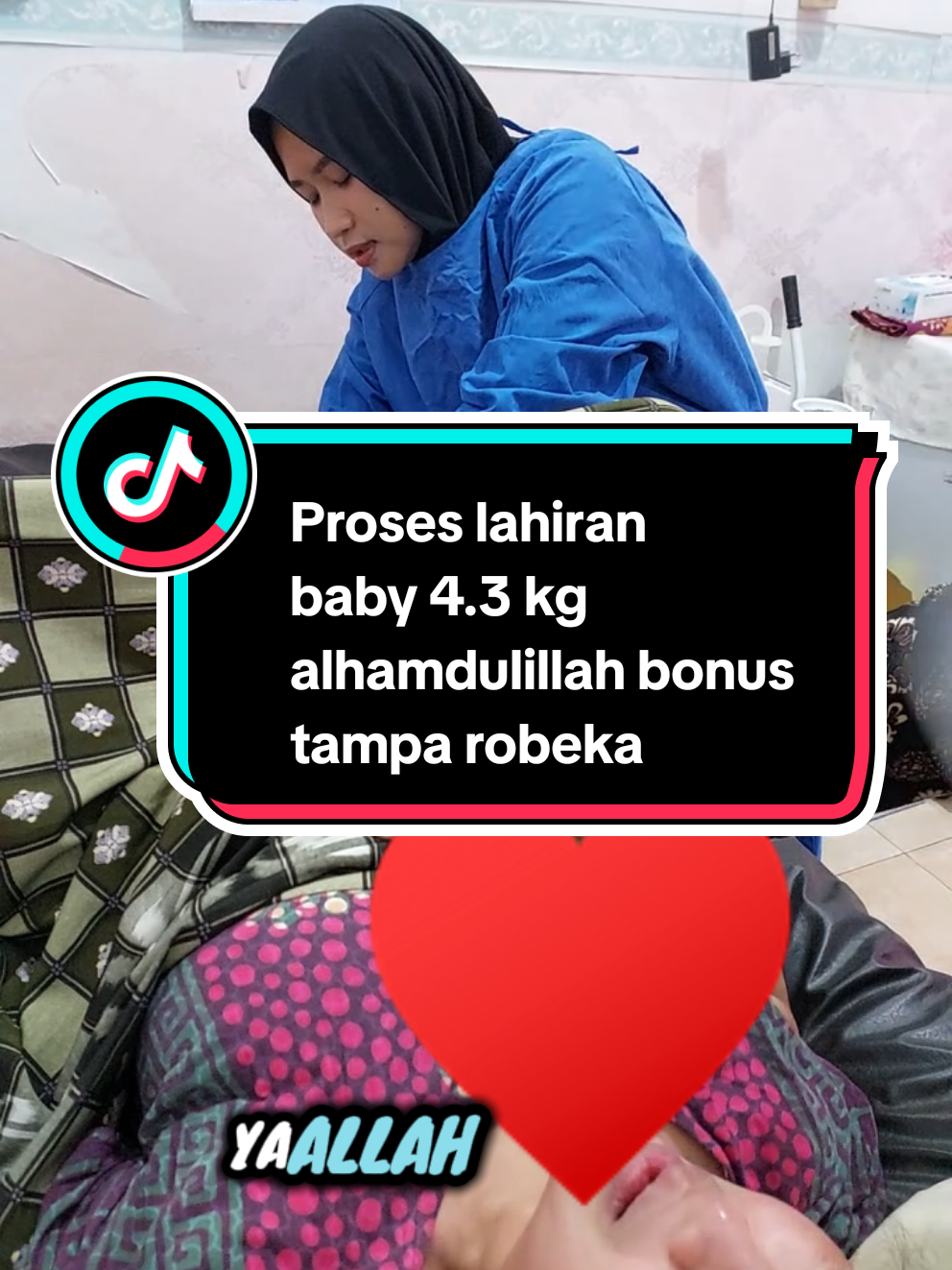 proses persalinan bunda hebat,, baby gemoy  tanpa robekan. . . . #lahirtanparobekan  #moanapunyacerita  #lahirtiuptiupternate  #fypシ゚viral  #gentlebirth 