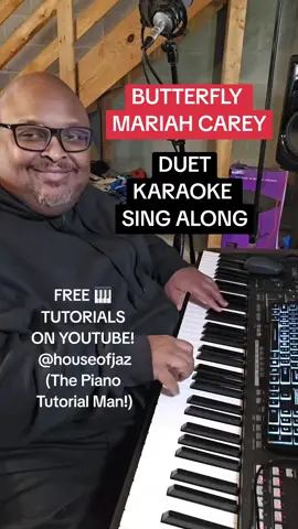 #duet #karaoke #singalong #mariahcarey #butterfly  Feel free to duet This classic Mariah Carey song. I recorded it a whole step lower than her original recording so that you will be able to sing to it much easier.