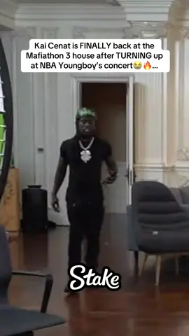 Kai Cenat is FINALLY back at the Mafiathon 3 house after TURNING up at NBA Youngboy’s concert😭🔥… #kaicenat #nbayoungboy #mafiathon3 