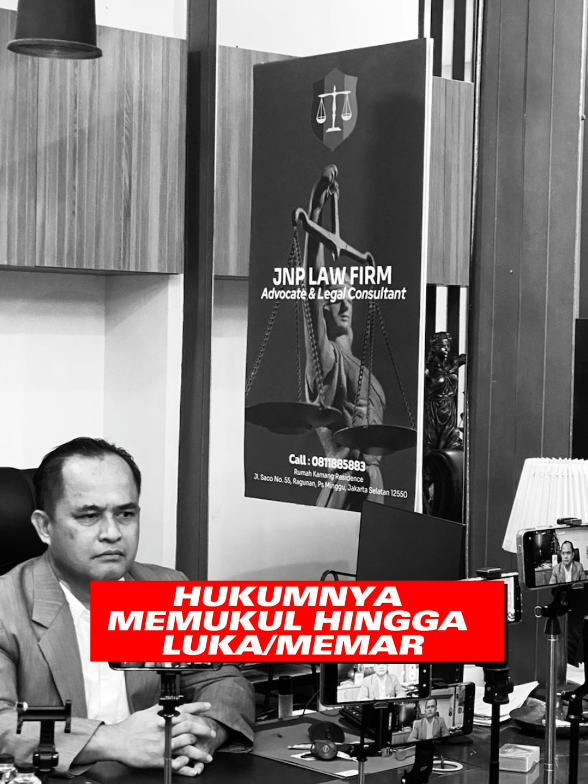 JNP hadir untuk Melindungi Hak Hak Masyarakat Yang Butuh Bantuan Hukum. Kami Mempunyai Tenaga Advocate  profesionalisme dan Berdedikasi tinggi.  Team Hukum Kami Bekerja Tuntas Mengawal dan Melindungi Hak Hak Hukum Masyarakat Yang sudah Memilih Kami Sebagai Pengacaranya. Jika Kalian Membutuhkan Perlindungan Hukum Bisa Langsung Hubungi Kami #lawyer #pengacara #lawfirm #masukberandafyp #fyp 