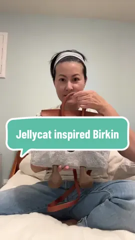 Inspired Jellycat Birkin by @Hold By Hand it was like opening a present on your bday! I was so happy to see the package arrive at my house today #jellycat #hermesbirkin #birkinbag #cutebags #cutehandbags 