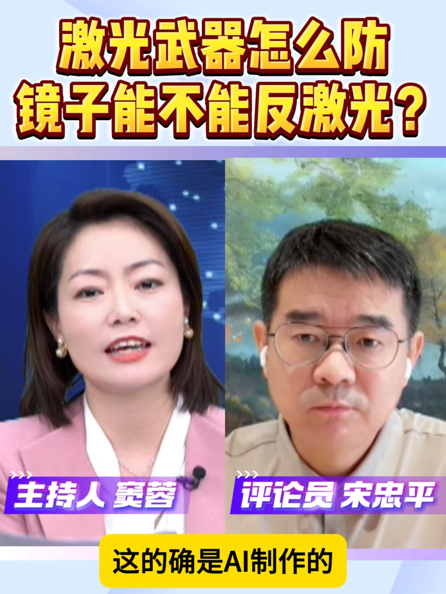 镜子能不能反射激光武器？#93阅兵 #激光武器 #中国 #无人机