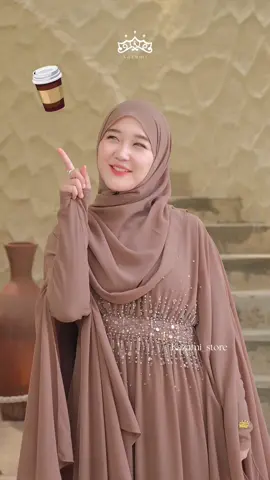 Jadi pilih matcha, kopi atau Abaya Layali?😍✨ #kazamistore #kaylanadira #fyp #layalialqamar #fypage 