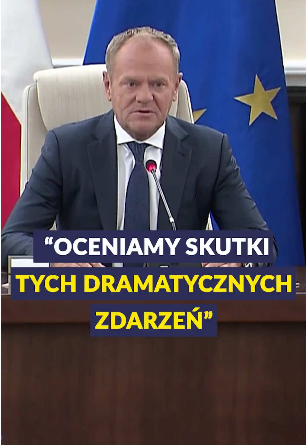 „To pierwszy przypadek, gdy doszło do zestrzelenia rosyjskich dronów nad terytorium państwa NATO. Wszyscy nasi sojusznicy traktują tę sytuację bardzo poważnie” - premier Donald Tusk o rosyjskich dronach nad Polską #news #pilne #tusk #drony #rosja