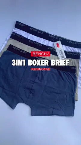 @Bench TM 3pcs Cotton Boxer Brief! ✨💯 #mensboxerbrief #boxerbrief #cottonboxerbrief #menswear #mensfashion 