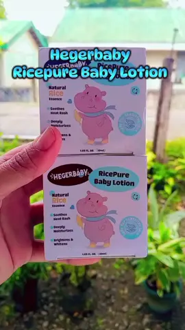 Hegerbaby RicePure Baby Lotion #creatorsearchinsights #hegerbabyph #lotionforbaby #hegerbabyricepurebabylotion #naturalriceessence 