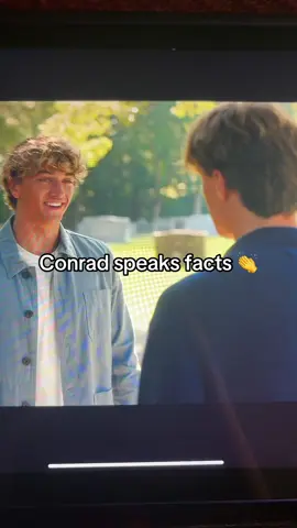 He took his chance they were broken up for a month. And Conrad said the facts. 👏 #thesummeriturnedpretty #tsitp #jeremiahfisher #conradfisher #tsitpseason3 