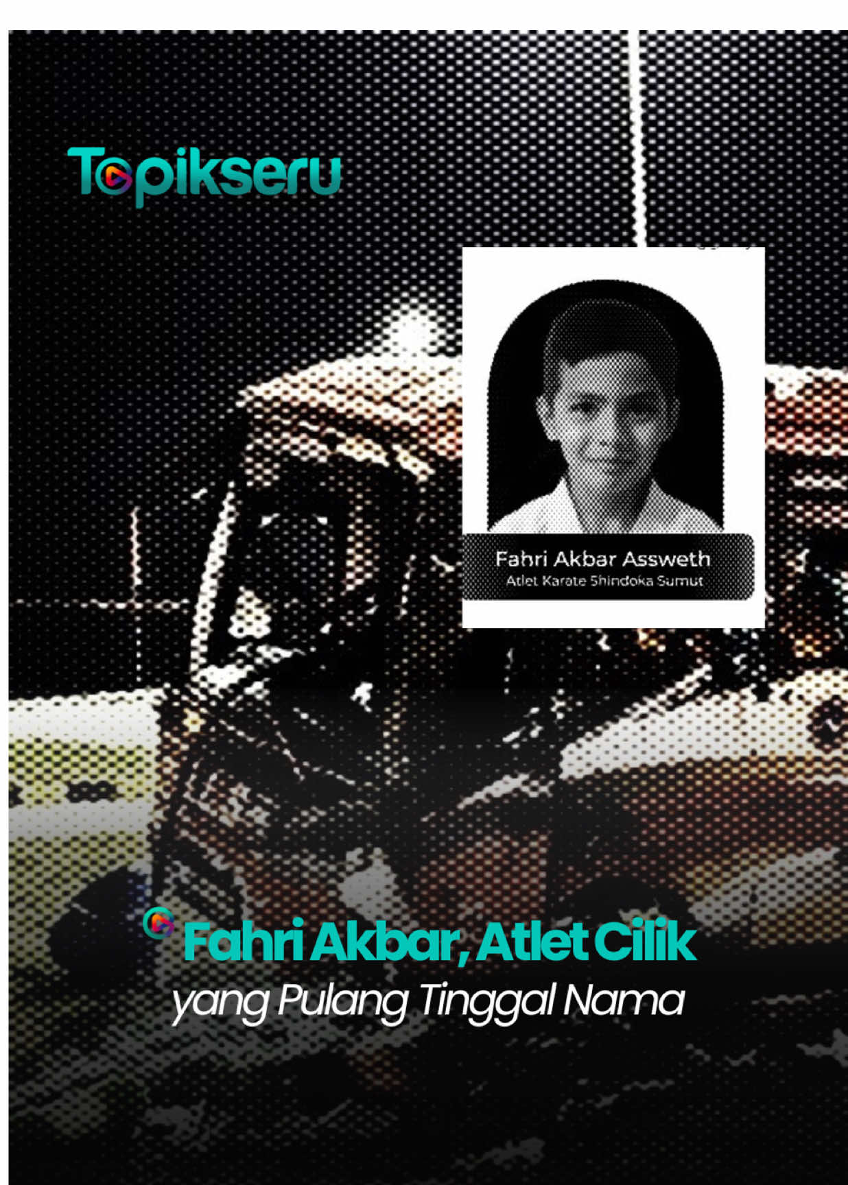 Medan berduka… Fahri Akbar (11), atlet karate muda berbakat, tewas dalam kecelakaan maut bus ALS di Tol Padang–Sicincin. Baru pulang dari Kejuaraan Nasional Karate, mimpi Fahri harus terhenti di usia belia. Ibunya terluka di kepala, kakaknya patah tangan. Sang ayah hanya bisa pasrah… berharap tragedi ini jadi pelajaran agar sopir bus lebih berhati-hati. Doa terbaik untuk Fahri. . #TopikSeru #Kecelakaan #Medan #Karate #Padang