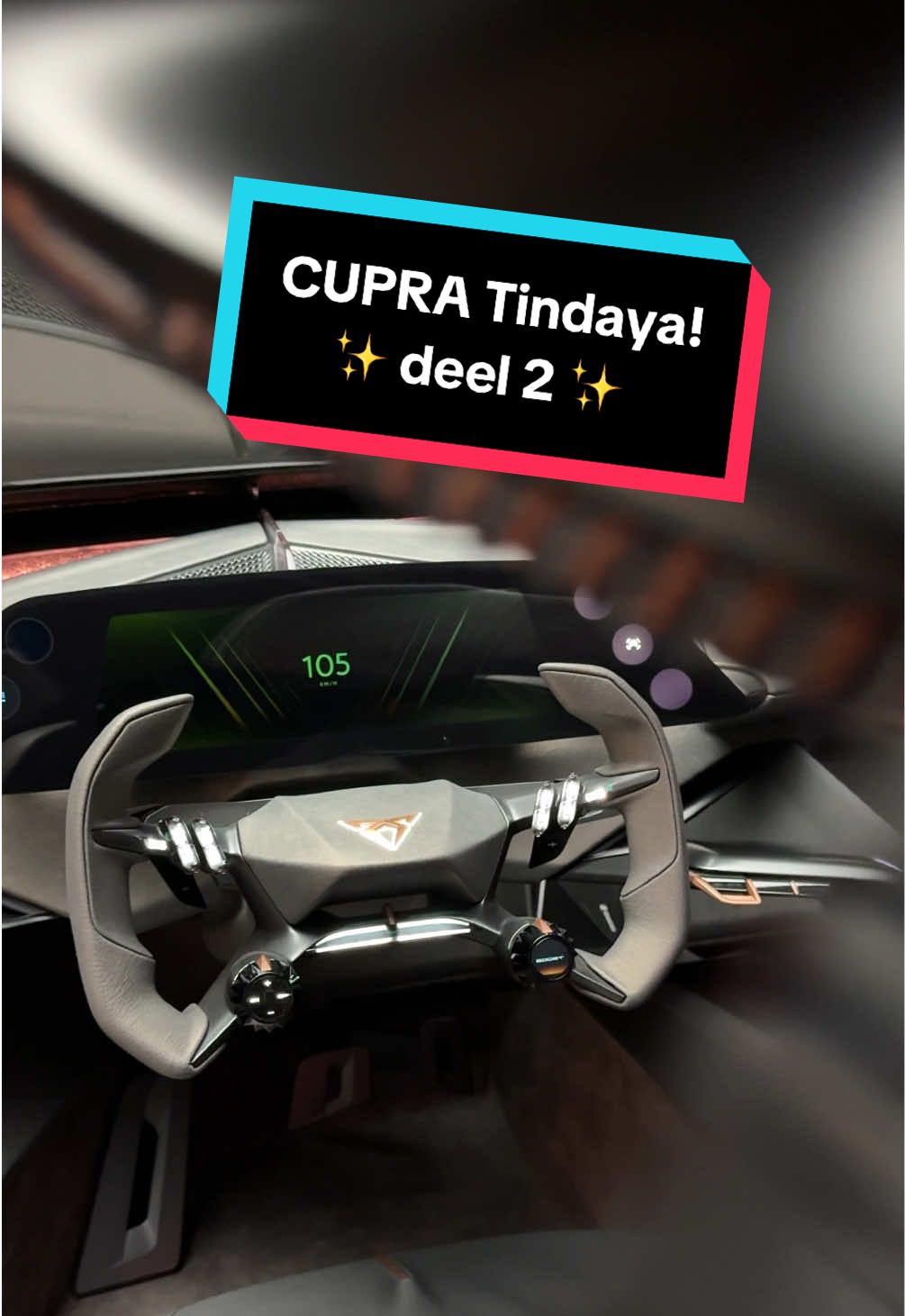 Dit is de CUPRA Tindaya! ✨ deel 2: interieur #cupra #tindaya #showcar #cardesign #carlifestyle #cartok #fy @cupra_official 