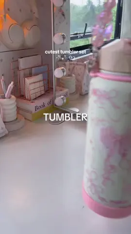 So cuteee 💗 #tumbler #cutetumbler #pinktumbler #bowtumbler #tumblersoftiktok 