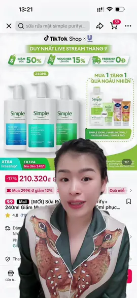 Sữa rửa mặt hỗ trợ giảm mụn siêu đỉnh nè mấy bà 🫶