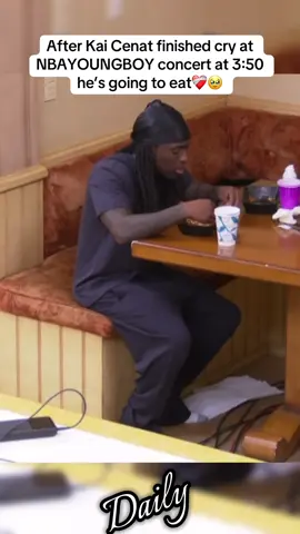 After Kai Cenat finished cry at NBAYOUNGBOY concert at 3:50 he’s going to eat #kaicenat #daily #fypシ #mafiathon3 #trending 