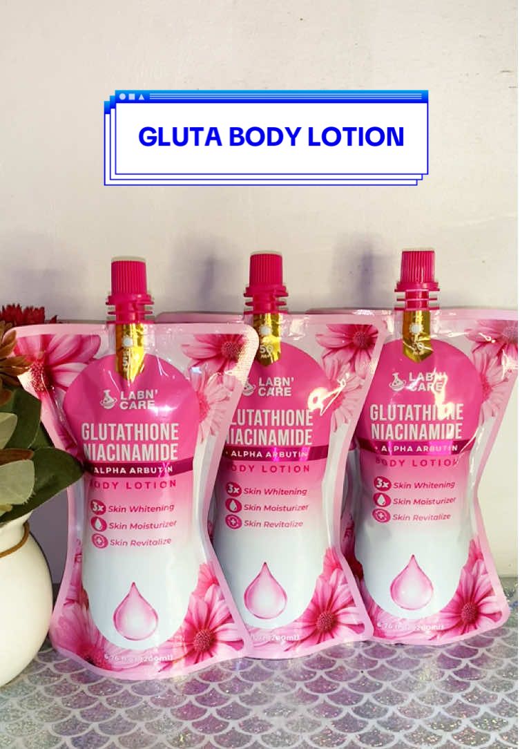 Glutathione Niacinamide Body Lotion 🌸  #sale #gluta #foryoupage #whitening #trending 
