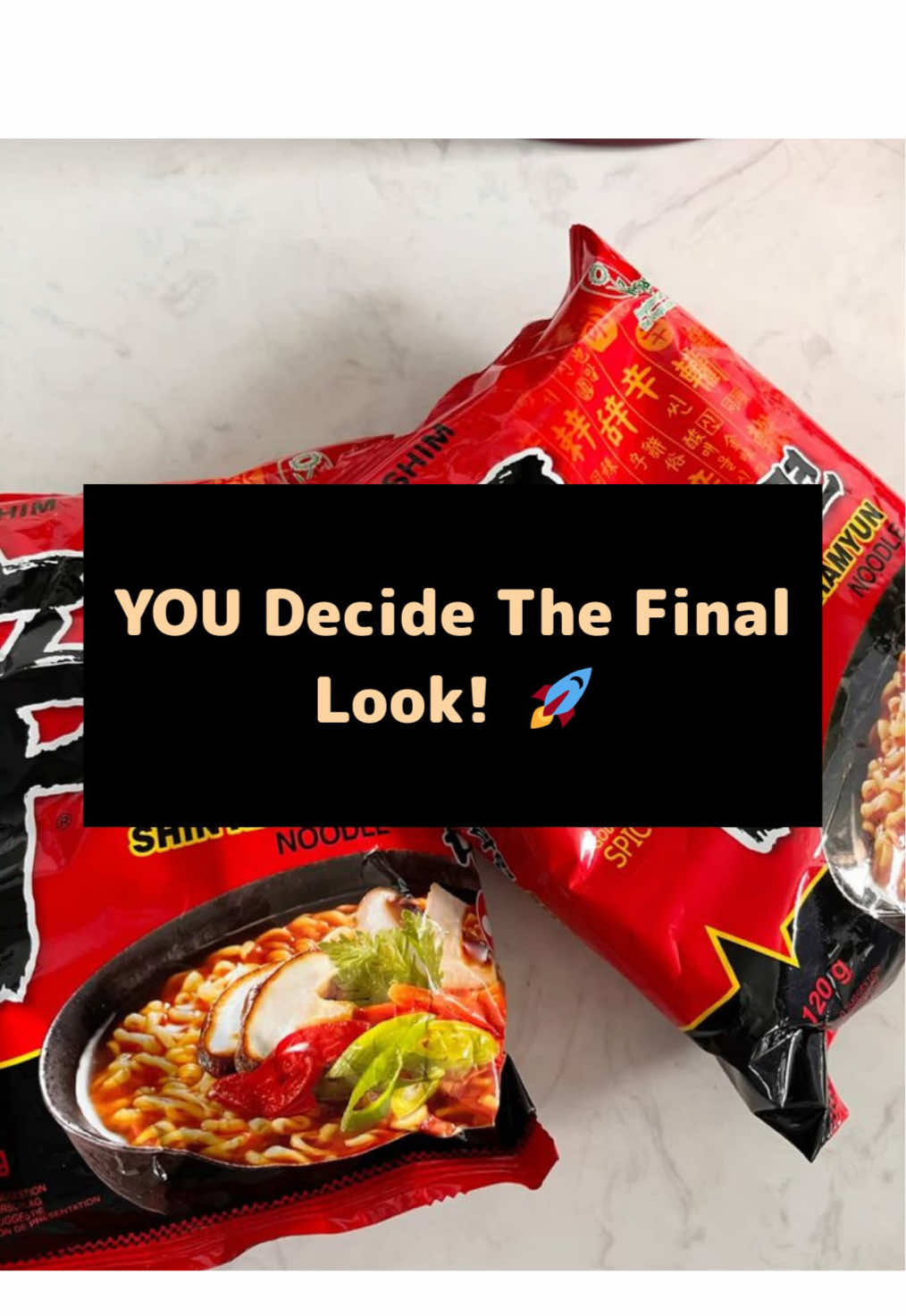 Lets lock in the final packaging design for the bundle pack! Whatever you choose is the one that goes to market.  Will it be direction 1 or 2? Come join the journey and help us create the most BUSSIN better for you instant noodles in the game @musclemie #highproteinmeals #highprotein  #noodles 