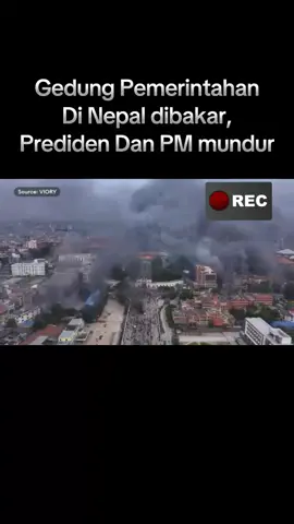 Masa membakar gedung Pemerintahan,presiden Dan PM mundur #aksienergimu #nepal #fyppppppppppppppppppppppp 