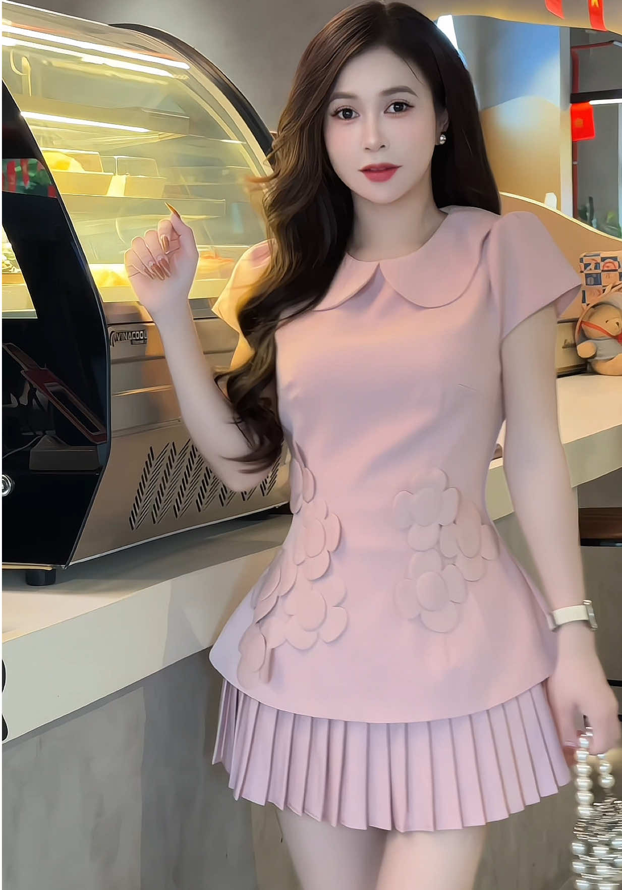 Sợ ngày mai e đi mất 🥰 #xuhuong #lyna_vaythietke #setdep 