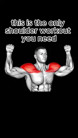 Great shoulders are made in the gym, but built with dedication and sweat. Let's crush it 💪🔥 #Hustle4muscle #ShoulderShaping #StrongerDelts #fyp #WorkoutRoutine 