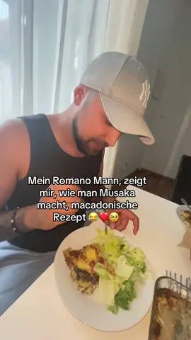 Hat er nur ein bisschen Zuviel Salz rein getan, sonst war sehr sehr lecker 😂. Danke mein Mann. Du bist die beste ❤️ @kjamil #romano #balkanessen #kumanova #awinkjamil #fürdich 