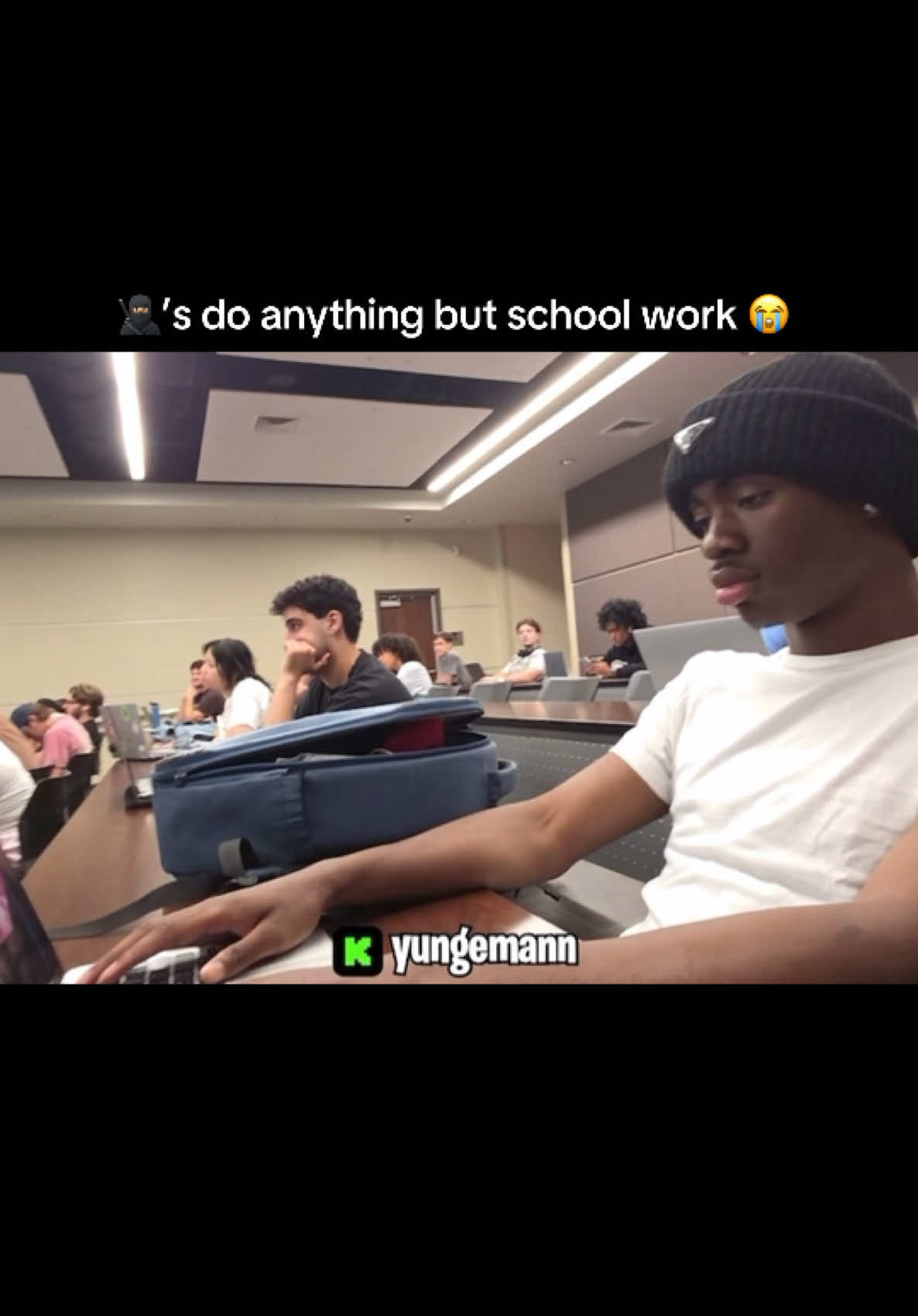 🥷🏼’s do anything but school work 😭 #eman #emanrizz #emann #fyp #trending 