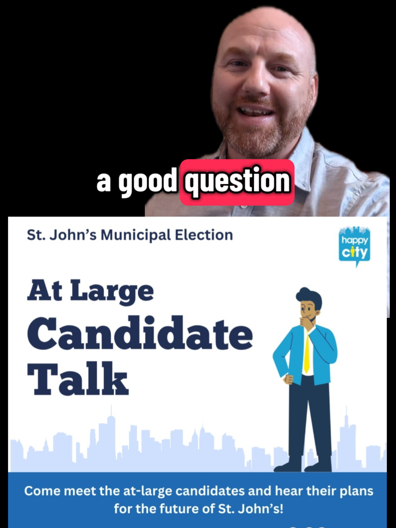 Come out and ask us questions about our plans for the future of St John's! #newfoundland #stjohns #taxes #infrastructure #election 