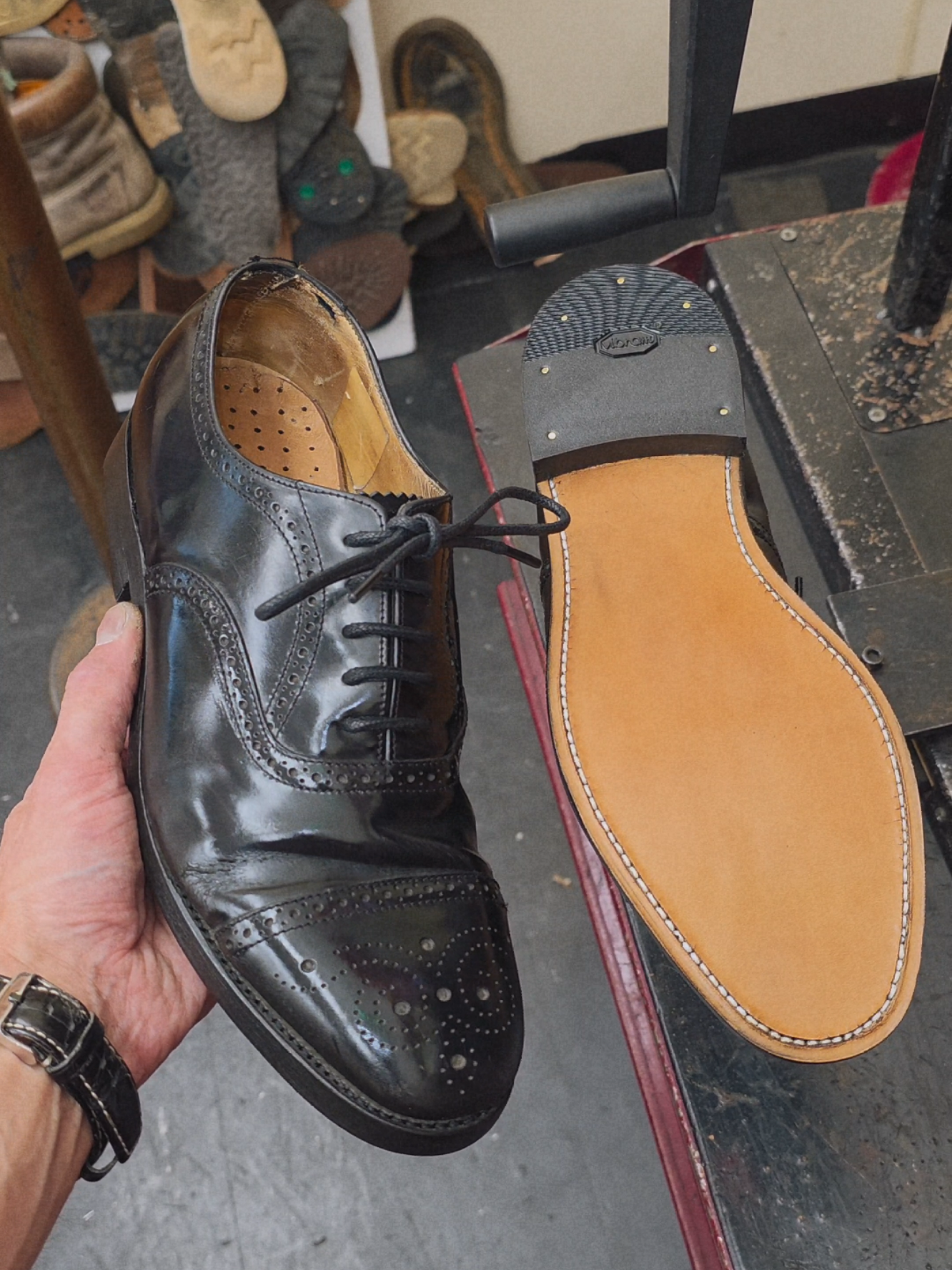 6 Hours to Get these Shoes ready for a WEDDING..Can we do it!?! #shoerepair #cobbler #cobblerg #leathercraft #leathershoes #loake #rebuild #restoration 